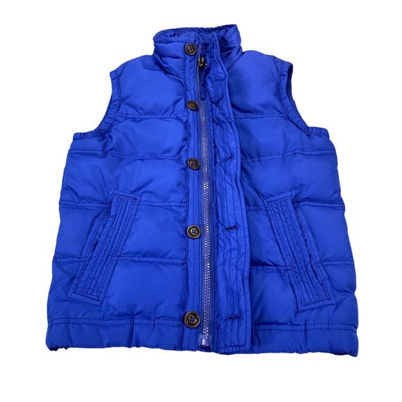 Abercrombie & Fitch Down Puffer Vest Kids Large Blue Summit Rock Gorpcore - Picture 12 of 15